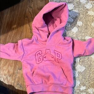 GAP Kids Fuchsia Bear Hoodie